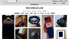What Decobazaar.com website looked like in 2023 (1 year ago)