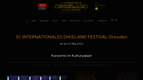 What Dixielandfestival-dresden.com website looked like in 2023 (1 year ago)