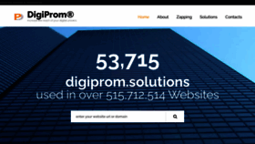What Digiprom.click website looked like in 2023 (1 year ago)