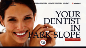 What Dentistparkslope.com website looked like in 2023 (1 year ago)