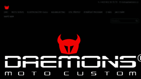 What Daemons.cz website looked like in 2023 (1 year ago)