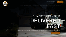 What Dumpeedumpsters.com website looked like in 2023 (1 year ago)