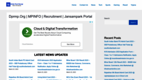 What Dprmp.org website looked like in 2023 (1 year ago)
