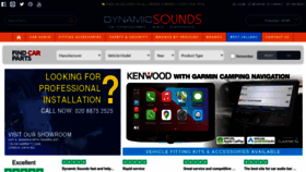 What Dynamicsounds.co.uk website looked like in 2023 (1 year ago)