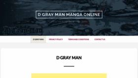 What D-gray-man-manga.online website looked like in 2023 (1 year ago)