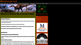 What Dinosaurisle.com website looked like in 2023 (1 year ago)