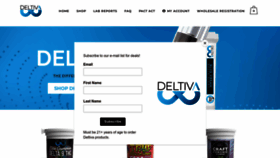 What Deltiva.com website looked like in 2023 (1 year ago)