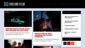 What Dreamfilm.se website looked like in 2023 (1 year ago)