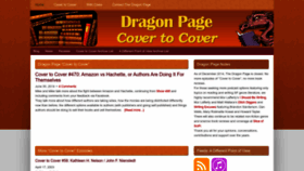 What Dragonpage.com website looked like in 2023 (1 year ago)