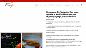 What Dewaterlijn.be website looked like in 2023 (1 year ago)