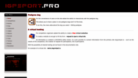 What Dogcompet.ru website looked like in 2023 (1 year ago)
