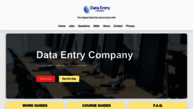 What Dataentrycompany.com website looked like in 2023 (1 year ago)