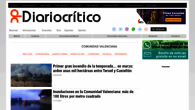 What Diariocriticocv.com website looked like in 2023 (1 year ago)