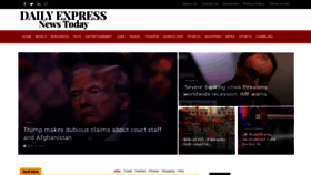 What Dailyexpressnewstoday.com website looked like in 2023 (1 year ago)