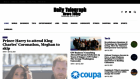 What Dailytelegraphnewstoday.com website looked like in 2023 (1 year ago)