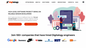 What Digitalogy.co website looked like in 2023 (2 years ago)