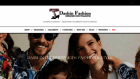What Dashinfashion.com website looked like in 2023 (1 year ago)