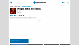 What Dragon-ball-z-budokai-x.uptodown.com website looked like in 2023 (1 year ago)