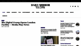 What Dailymirrornewstoday.com website looked like in 2023 (This year)