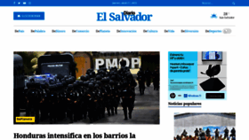 What Diarioelsalvador.com website looked like in 2023 (1 year ago)