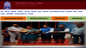 What Davschoolthane.com website looked like in 2023 (1 year ago)