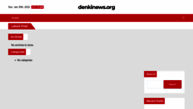 What Denkinews.org website looked like in 2023 (This year)