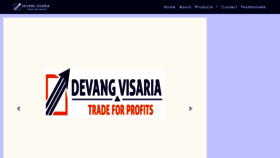 What Devangvisaria.com website looked like in 2023 (1 year ago)