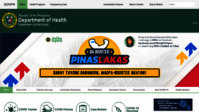 What Doh.gov.ph website looked like in 2023 (1 year ago)