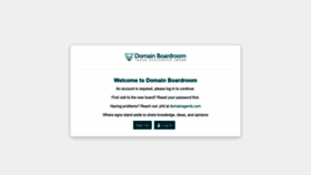 What Domainboardroom.com website looked like in 2023 (This year)