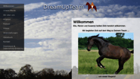 What Dreamupteam.de website looked like in 2023 (1 year ago)