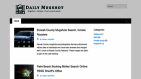 What Dailymugshot.com website looked like in 2023 (This year)
