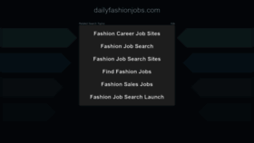 What Dailyfashionjobs.com website looked like in 2023 (1 year ago)