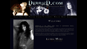 What Debbied.net website looked like in 2023 (This year)