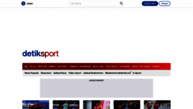 What Detiksport.com website looked like in 2023 (This year)