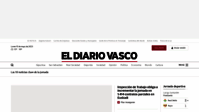 What Diariovasco.tv website looked like in 2023 (This year)