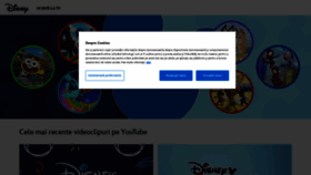 What Disneychannel.ro website looked like in 2023 (This year)