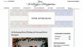 What Disneyweddingblog.com website looked like in 2023 (This year)