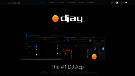 What Djay-software.com website looked like in 2023 (This year)