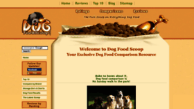 What Dogfoodscoop.com website looked like in 2023 (This year)