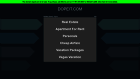 What Dopeit.com website looked like in 2023 (This year)