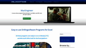 What Drillingsoftware.com website looked like in 2023 (This year)