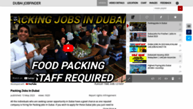 What Dubaijobfinder.com website looked like in 2023 (This year)