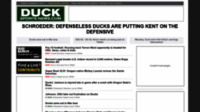 What Ducksportsnews.com website looked like in 2023 (This year)