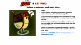 What Dotapod.com website looked like in 2023 (This year)