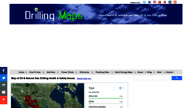 What Drillingmaps.com website looked like in 2023 (This year)