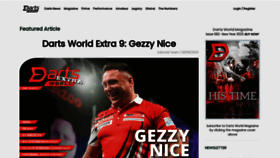 What Dartsworld.com website looked like in 2023 (1 year ago)