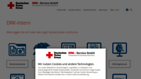 What Drk-intern.de website looked like in 2023 (2 years ago)