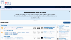 What Dslr-forum.de website looked like in 2023 (This year)
