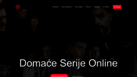 What Domaceserije.online website looked like in 2023 (This year)