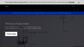 What Dyson.com.au website looked like in 2023 (This year)
